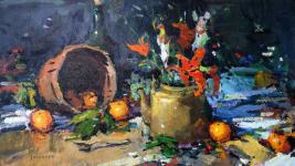 Still-Life with Oranges by Eric Jacobsen