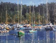 Row of Boats by Susan Diehl
