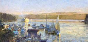 First Light, Friday Harbor by Xiaogang Zhu