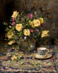 Yellow Roses by Delbert Gish
