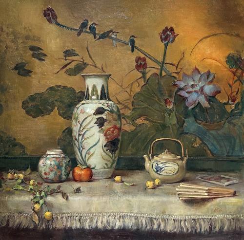 Oriental Still Life by Delbert Gish