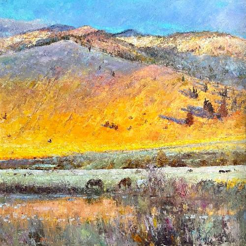 Highland Pasture in Autumn  Morning by Xiaogang Zhu