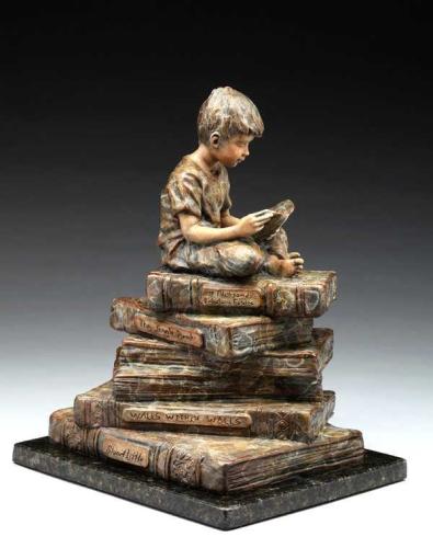 Lifted by Literature (boy) by Angela Mia