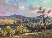 View of San Gimignano by John C. Traynor
