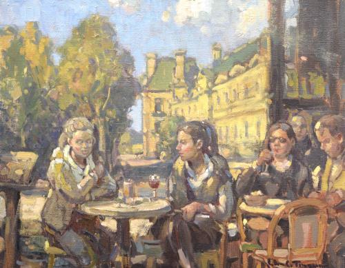 Parisian Cafe by John C. Traynor