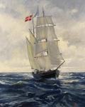 Under Full Sail-Study by Richard Boyer