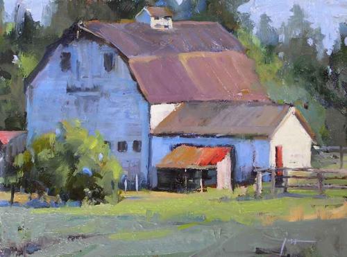 Newberg Barn by Julee M. Hutchison