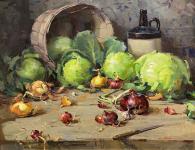 Cabbage & Onions by Delbert Gish