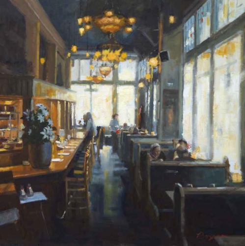 Breakfast at the Zeus Cafe by Richard Boyer
