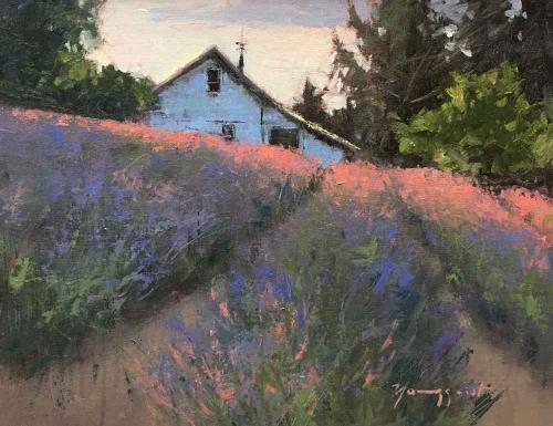 Lavender Morning by Romona Youngquist