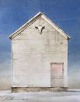 White Paint Shed by Joseph Alleman