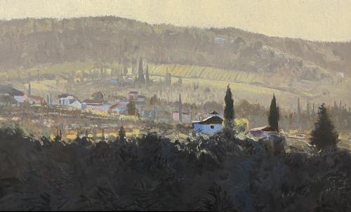 Hillside - Tuscany by Steven Lee Adams