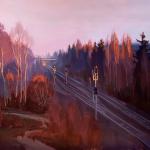Early Morning Train by Jennifer Diehl