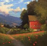 Summer Valley Shadows by Romona Youngquist