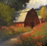 Old Red Barn by Romona Youngquist