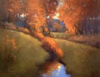 Autumn Moonrise by Romona Youngquist